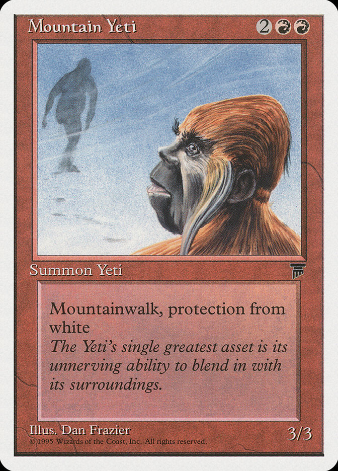 Mountain Yeti / Mountain Yeti - Magic: The Gathering - MoxLand