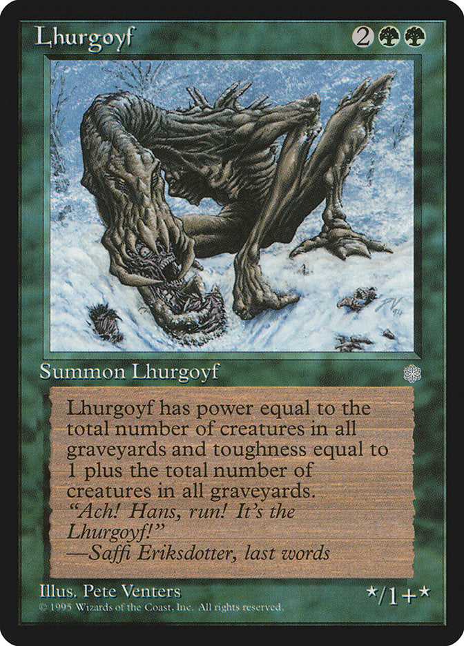Lhurgoyf - Magic: The Gathering - MoxLand