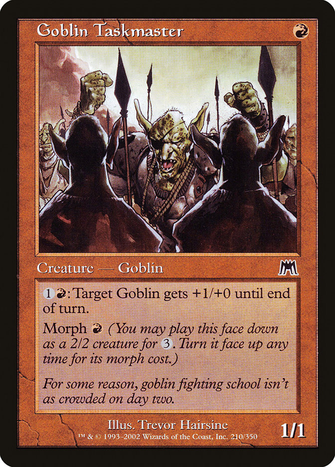 Goblin Capataz / Goblin Taskmaster - Magic: The Gathering - MoxLand