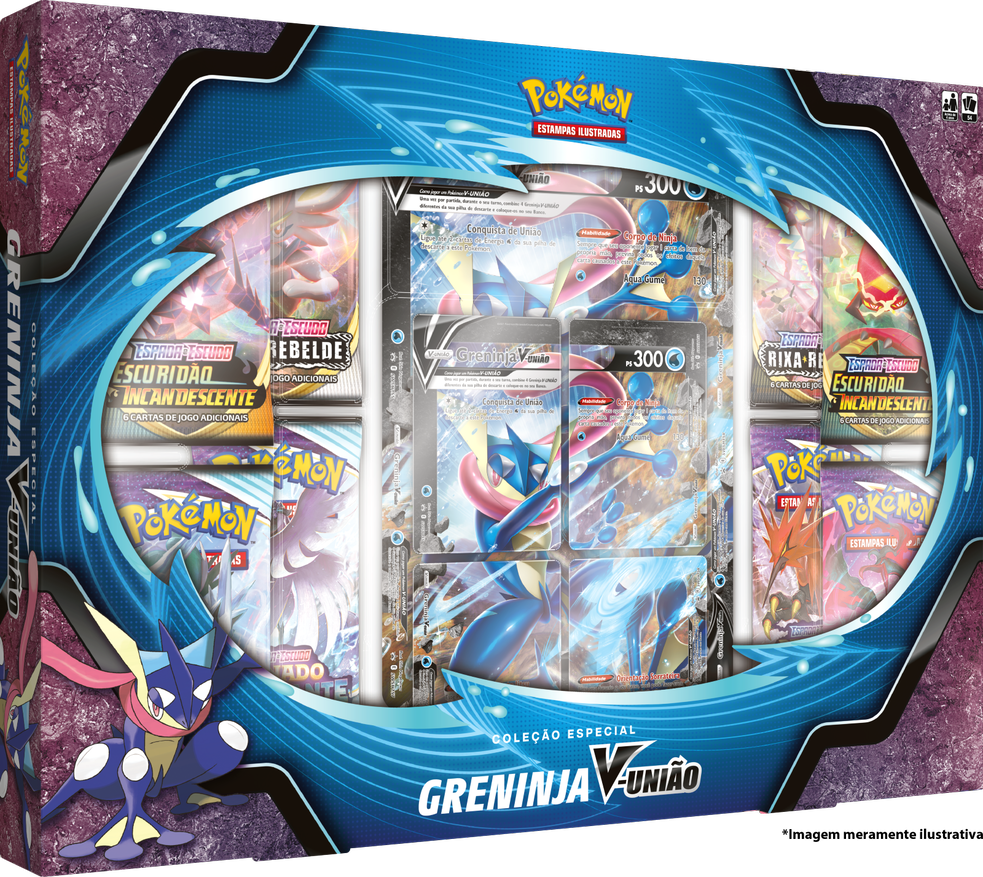 Box - Greninja V-UNIÃO - Pokémon TCG - MoxLand
