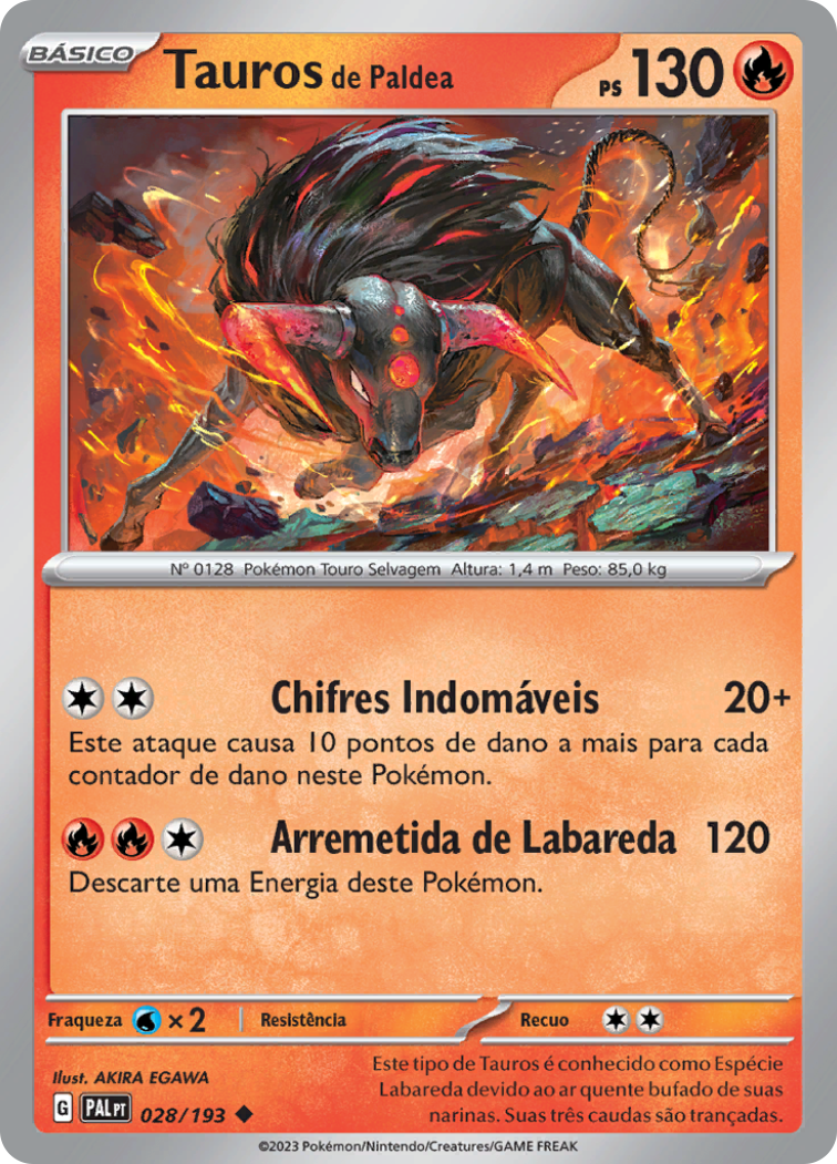 Tauros de Paldea - Pokémon TCG - MoxLand