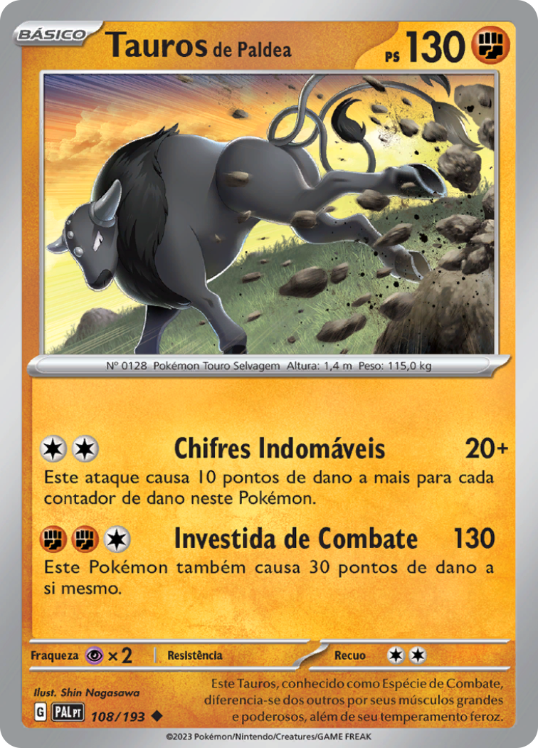 Tauros de Paldea - Pokémon TCG - MoxLand