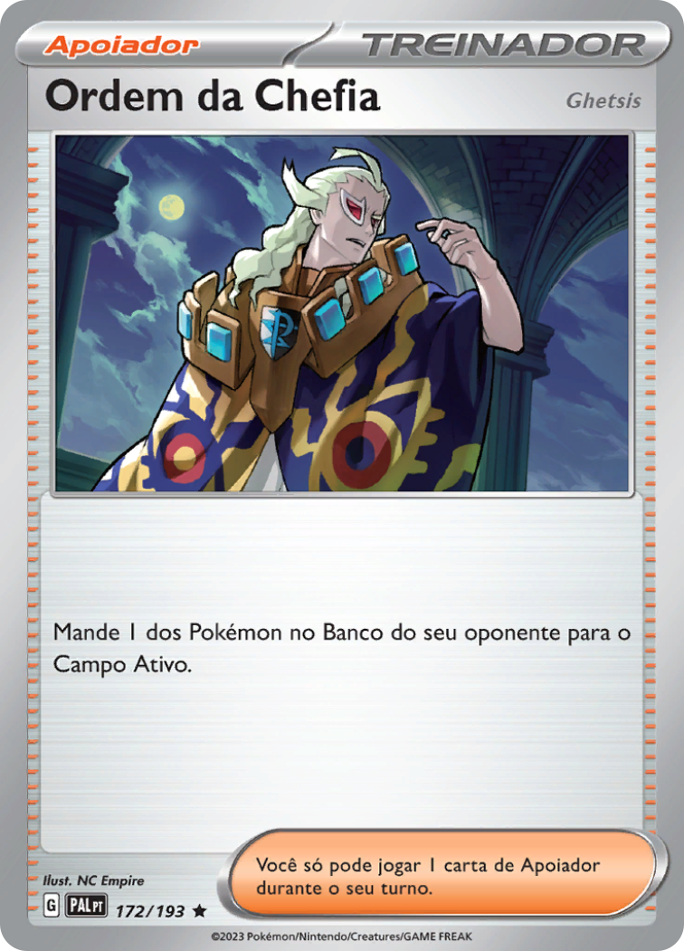 Ordem da Chefia / Boss's Orders (Ghetsis) - Pokémon TCG - MoxLand