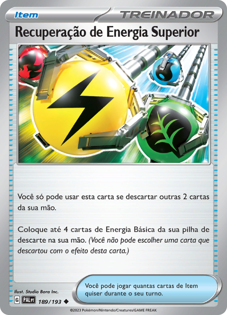 Recuperação de Energia Superior - Pokémon TCG - MoxLand