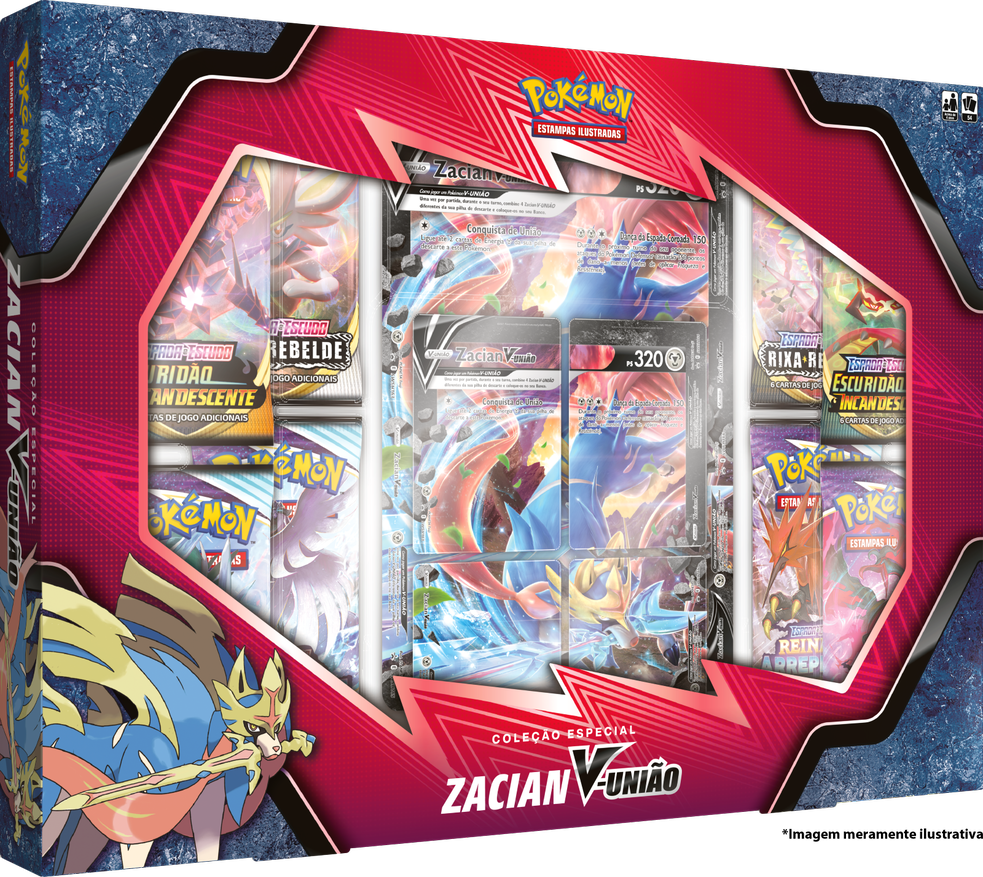 Box - Zacian V-UNIÃO - Pokémon TCG - MoxLand