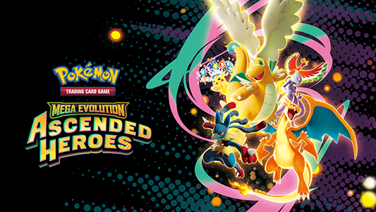 Adquira a nova expansão do Pokémon TCG, Mega Evolution—Ascended Heroes, em 30 de janeiro de 2026. - MoxLand
