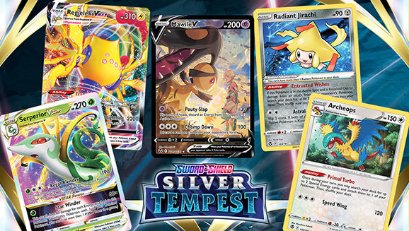 Serperior VSTAR, Regieleki VMAX e mais em Pokémon TCG: Sword & Shield—Silver Tempest