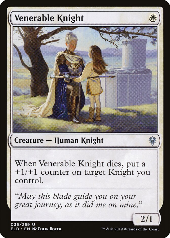 Cavaleira Venerável / Venerable Knight - Magic: The Gathering - MoxLand