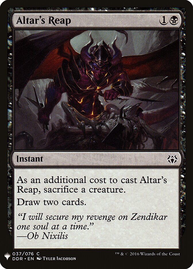 Colheita do Altar / Altar's Reap - Magic: The Gathering - MoxLand