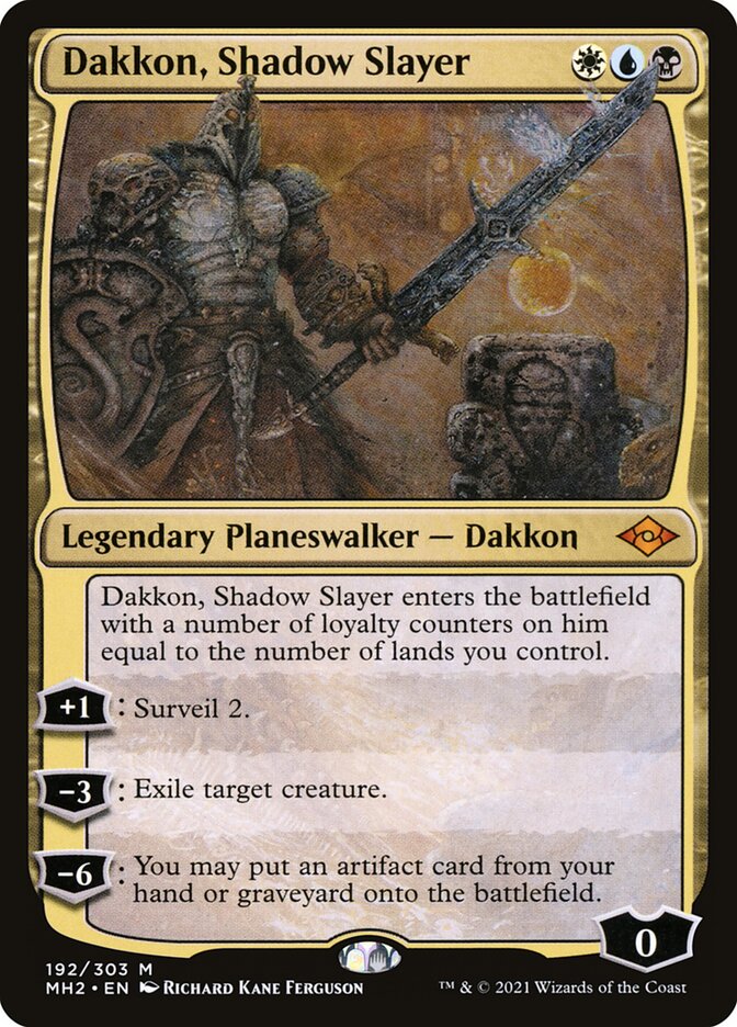 Dakkon, Matador da Sombra / Dakkon, Shadow Slayer - Magic: The Gathering - MoxLand