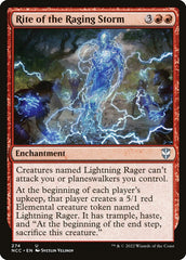 Rito da Tempestade Enfurecida / Rite of the Raging Storm - Magic: The Gathering - MoxLand