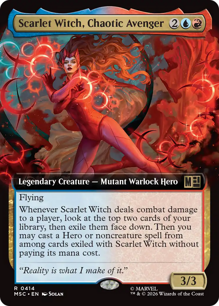 Scarlet Witch, Chaotic Avenger - Magic: The Gathering - MoxLand