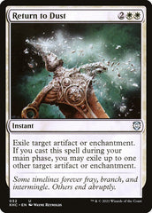 Voltar ao Pó / Return to Dust - Magic: The Gathering - MoxLand