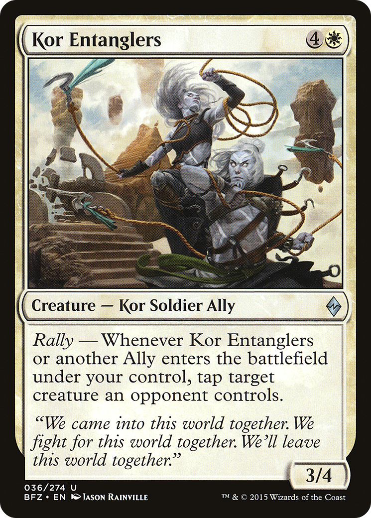 Enlaçadores Kor / Kor Entanglers - Magic: The Gathering - MoxLand
