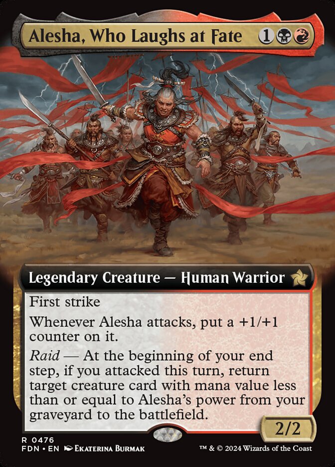 Alesha, a Que Ri do Destino / Alesha, Who Laughs at Fate - Magic: The Gathering - MoxLand