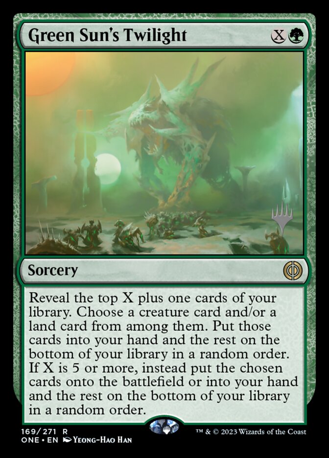 Crepúsculo do Sol Verde / Green Sun's Twilight - Magic: The Gathering - MoxLand