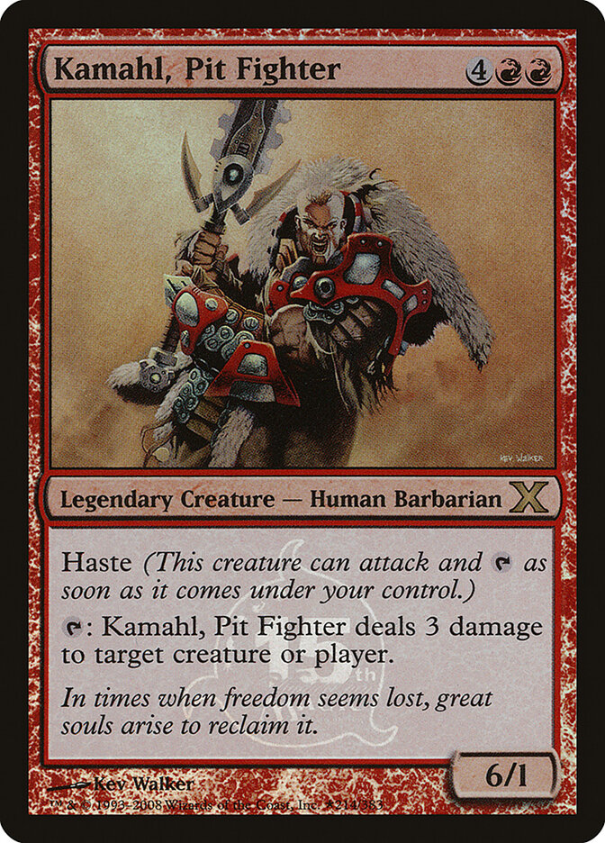 Kamahl, Lutador da Liça / Kamahl, Pit Fighter - Magic: The Gathering - MoxLand