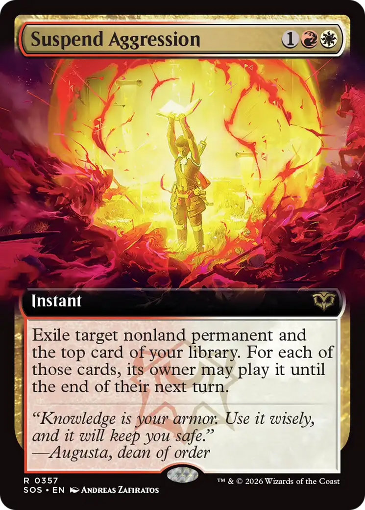 Suspend Aggression - Magic: The Gathering - MoxLand