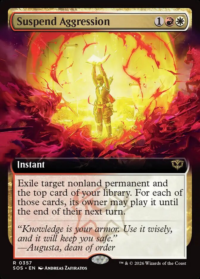 Suspend Aggression - Magic: The Gathering - MoxLand