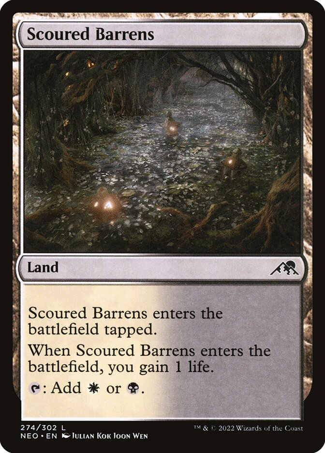 Desertos Calcinados / Scoured Barrens - Magic: The Gathering - MoxLand