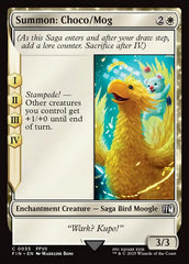 Invocação: Chocobo e Moogle / Summon: Choco/Mog - Magic: The Gathering - MoxLand