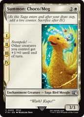 Invocação: Chocobo e Moogle / Summon: Choco/Mog - Magic: The Gathering - MoxLand