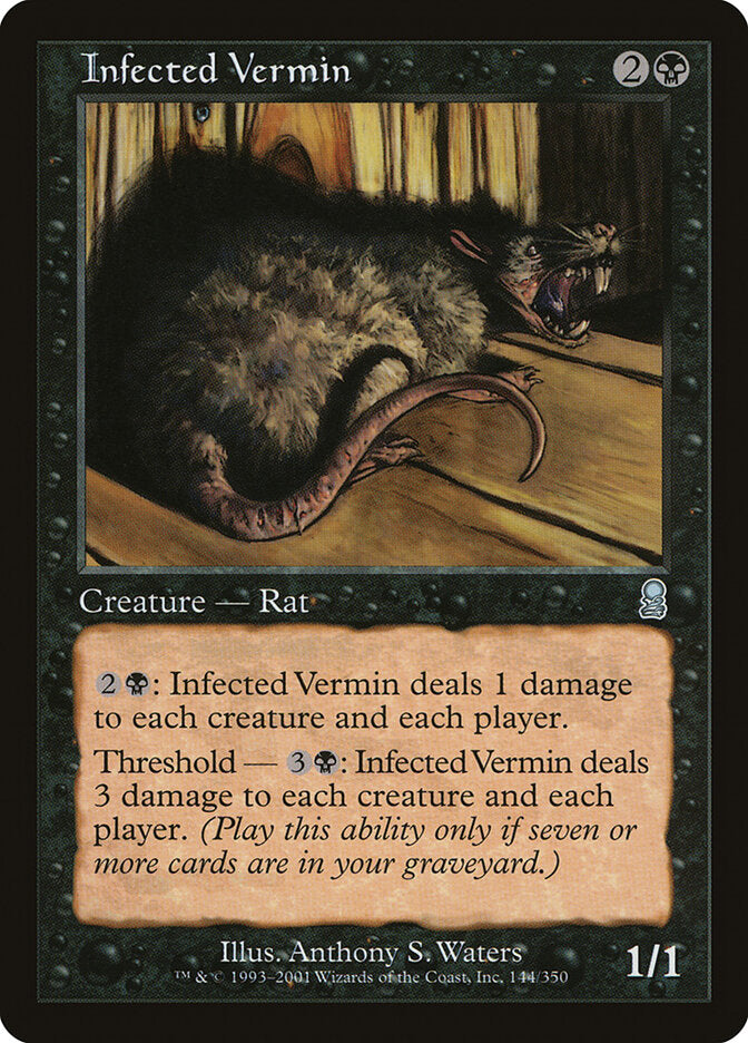Parasita Infectado / Infected Vermin - Magic: The Gathering - MoxLand