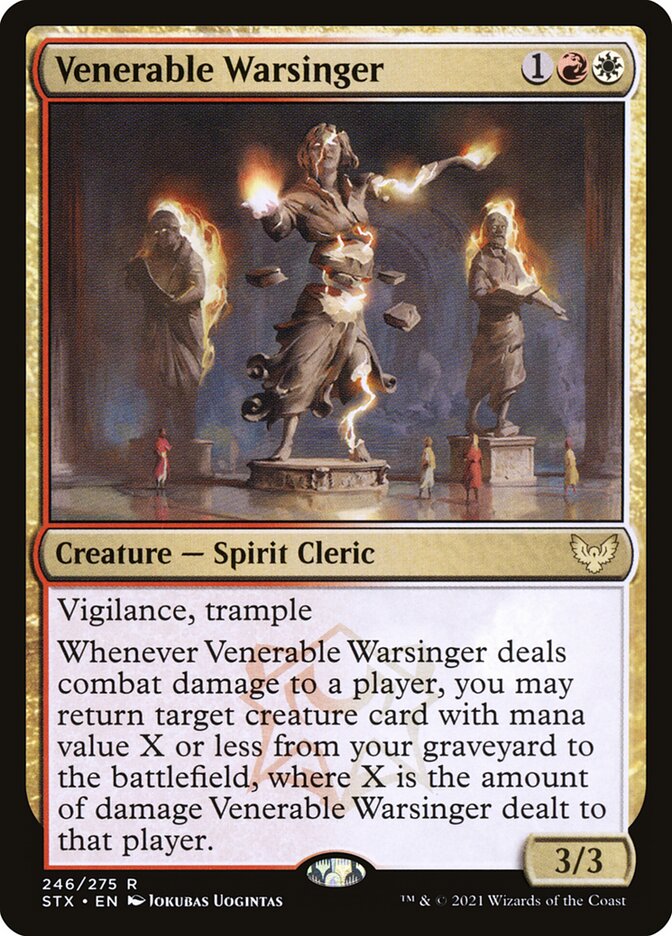 Belicantora Venerável / Venerable Warsinger - Magic: The Gathering - MoxLand
