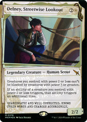 Delney, Sentinela das Ruas / Delney, Streetwise Lookout - Magic: The Gathering - MoxLand
