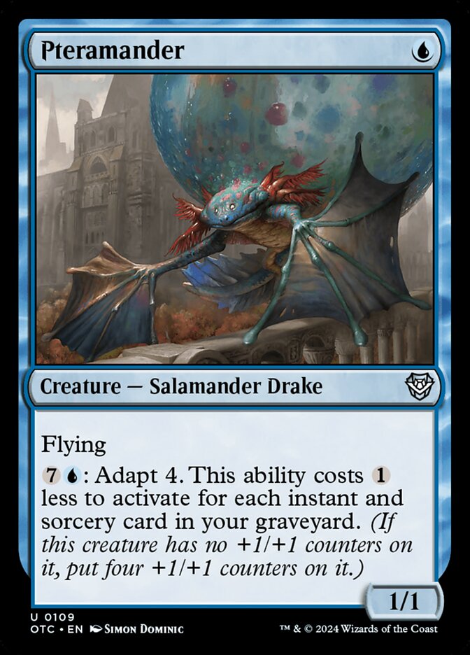 Pteromandra / Pteramander - Magic: The Gathering - MoxLand