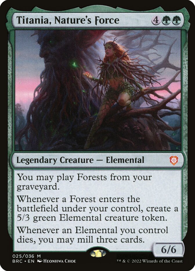 Titânia, Força da Natureza / Titania, Nature's Force - Magic: The Gathering - MoxLand