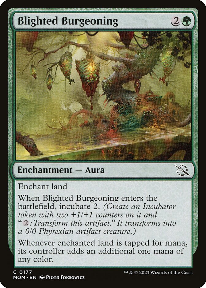 Brotamento Empesteado / Blighted Burgeoning - Magic: The Gathering - MoxLand