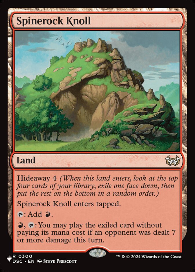 Colina da Rocha Espinhosa / Spinerock Knoll - Magic: The Gathering - MoxLand
