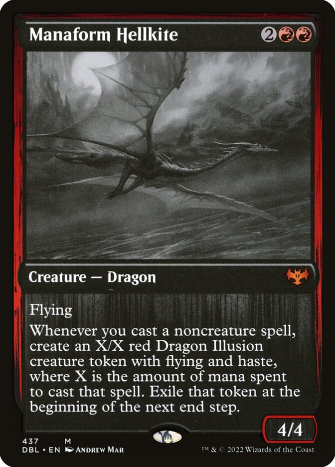 Dragão Avérneo Manaforme / Manaform Hellkite - Magic: The Gathering - MoxLand
