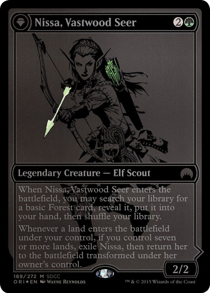 Nissa, Vidente de Matavasta / Nissa, Vastwood Seer - Magic: The Gathering - MoxLand