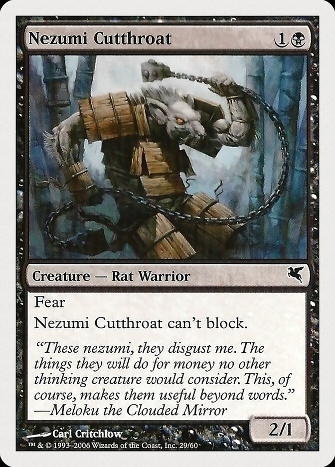 Degolador Nezumi / Nezumi Cutthroat - Magic: The Gathering - MoxLand