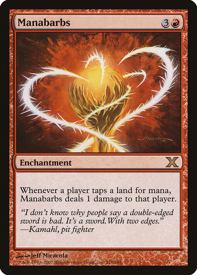 Farpas de Mana / Manabarbs - Magic: The Gathering - MoxLand