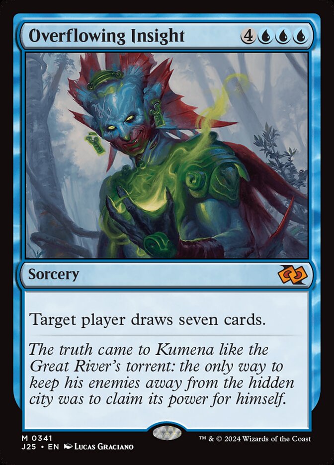 Visão Transbordante / Overflowing Insight - Magic: The Gathering - MoxLand