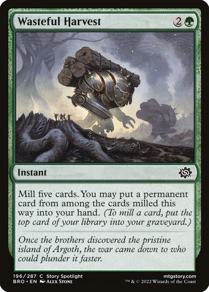 Colheita Arrasadora / Wasteful Harvest - Magic: The Gathering - MoxLand