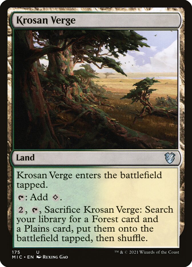 Orla Krosana / Krosan Verge - Magic: The Gathering - MoxLand