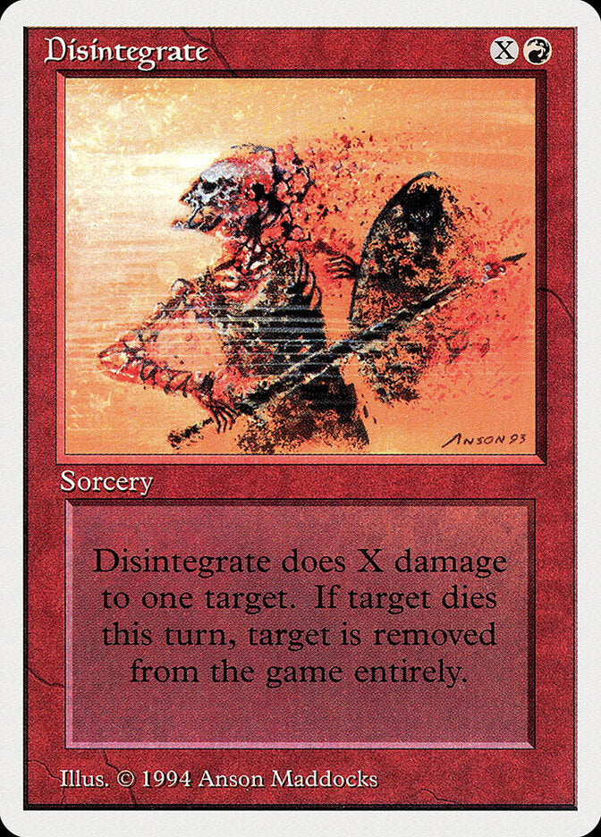 Desintegrar / Disintegrate - Magic: The Gathering - MoxLand