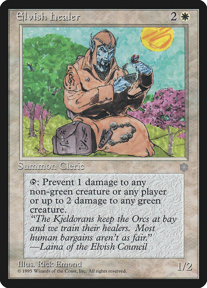 Curandeiro Élfico / Elvish Healer - Magic: The Gathering - MoxLand