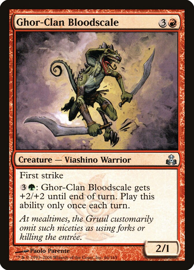 Escama Sangrenta do Clã de Ghor / Ghor-Clan Bloodscale - Magic: The Gathering - MoxLand
