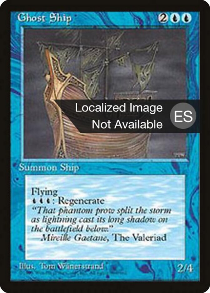 Navio Fantasma / Ghost Ship - Magic: The Gathering - MoxLand