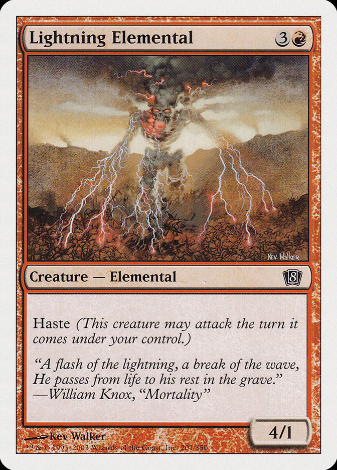 Elemental do Relâmpago / Lightning Elemental - Magic: The Gathering - MoxLand