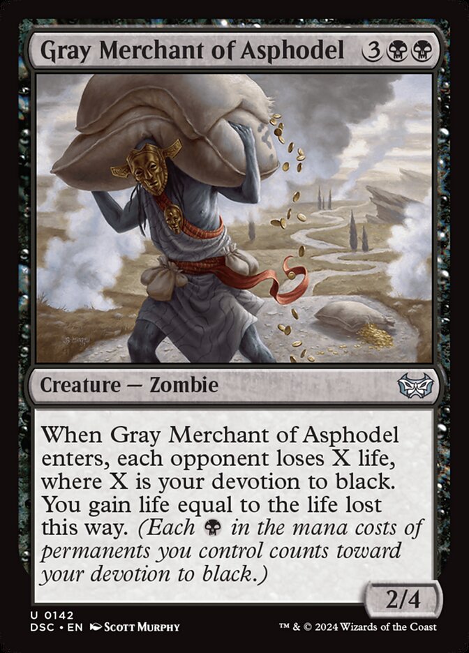 Mercador Cinzento de Asfódelos / Gray Merchant of Asphodel - Magic: The Gathering - MoxLand