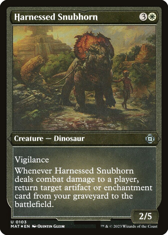 Nodocórneo de Arnês / Harnessed Snubhorn - Magic: The Gathering - MoxLand