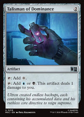 Talismã da Dominação / Talisman of Dominance - Magic: The Gathering - MoxLand
