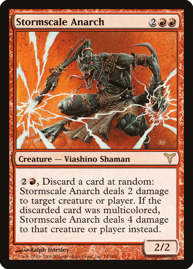 Baderneiro Escamalâmpago / Stormscale Anarch - Magic: The Gathering - MoxLand