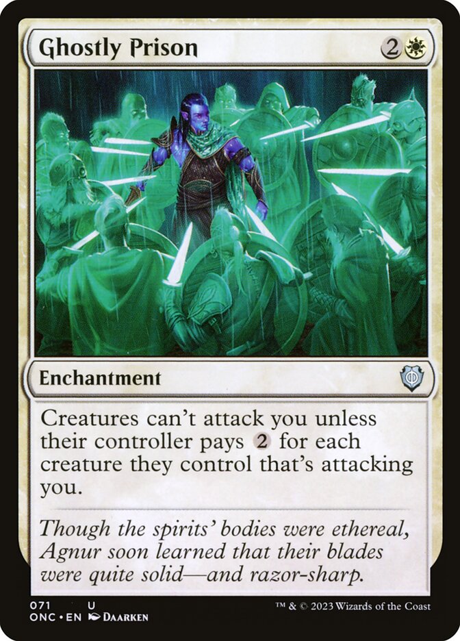 Prisão Fantasmagórica / Ghostly Prison - Magic: The Gathering - MoxLand